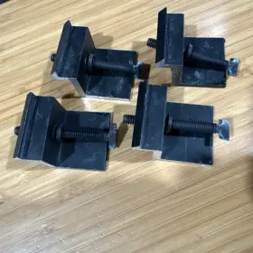 302021d Unirac Lot Of 4 Solar Mount End Clamps B 30-32mm Dark #302021d