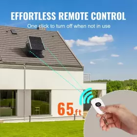 Unv404273335302 Universal Products Solar Power Attic Fan Roof Exhaust 40 W 1230 Cfm With Remote Control