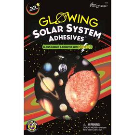 University Games 19484 Glowing Adhesives Solar System