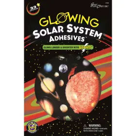 19484 University Games Glowing Adhesives Solar System