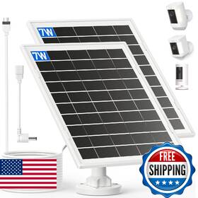 Uogw B0ffgwq66p 7w Solar Panel For Ring Charger Works Stick Up Cam