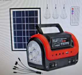 Sdm-0603 Upusa Solar Generator Portable With Panel Camping Travel Hunting