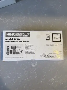 Sc10 Us Sunlight Corp 632963386701 Brand New Solar Controller With Remote
