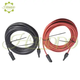 Ut2519190 Utility-tools 12/10 Awg 1 Pair Black Red Solar Panel Extension Cable Wire Connector
