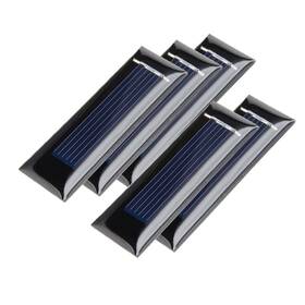 Uxcell 605322519317 5pcs 0.5v 100mapoly Mini Solar Cell Panel Module Diy For Phone Toys Charger