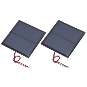0.63w Uxcell 609044411508 2 Pcs 3v 210ma Mini Solar Panels With Cable 70mm X