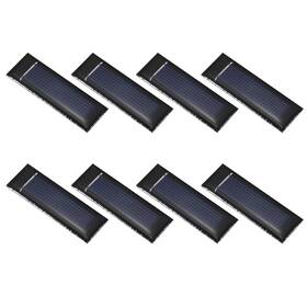 Uxcell 609044704303 8pcs 0.5v 0.08w 0.16a Mini Solar Panels Small Photovoltaic Power Cells