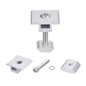 Uxcell 617662577902 12pcs 35mm Solar Panel Middle Clamp Mid Clips For Mounting