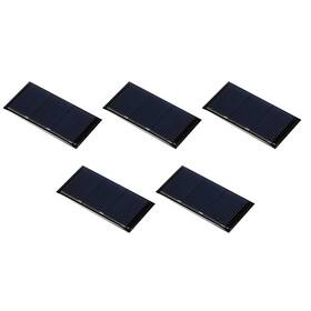 Uxcell 617662634940 5 X Mini Solar Panel Cell 1.5v 160ma 0.24w 60mm 30mm For Diy