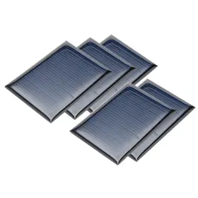 Uxcell 632702351496 5pcs 5v 50ma Poly Mini Solar Cell Panel Module Diy 60x44mm