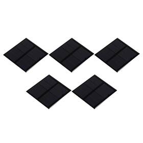Uxcell 632702707262 5 Pack Mini Solar Panel Cell 2v 150ma 0.3w 60mm X For Diy Project