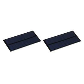 Uxcell 632702707330 2pack Mini Solar Panel Cell 5v 200ma 1w 130mm X 60mm For Diy Project