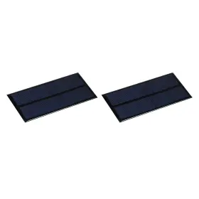 Uxcell 632702707330 2pack Mini Solar Panel Cell 5v 200ma 1w 130mm X 60mm For Diy Project