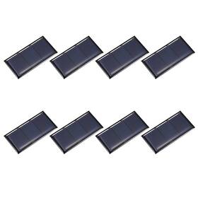 Uxcell 672668207796 8pcs 1.5v 0.24w 0.16a Mini Solar Panels For Power Small Cells