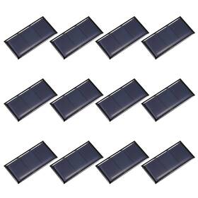 Uxcell 672668207819 12pcs 1.5v 0.24w 0.16a Mini Solar Panels For Power Small Cells