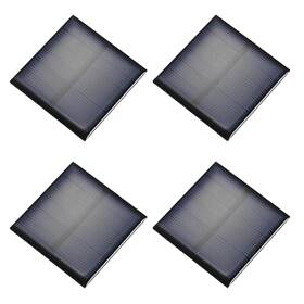 Uxcell 672668207925 4pcs 3v 0.63w 0.21a Mini Solar Panels For Power Small Cells