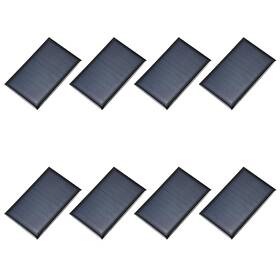 Uxcell 672668207994 8pcs 6v 0.36w 0.06a Mini Solar Panels For Power Small Cells