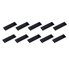 0.08w Uxcell 679134448806 10pack Mini Solar Panel Cell 0.5v 160ma 53mm X 18mm For Diy Project