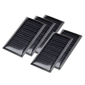 Uxcell 679134452551 5pcs 5v 25ma Poly Mini Solar Cell Panel Module Diy 44mm X 24mm