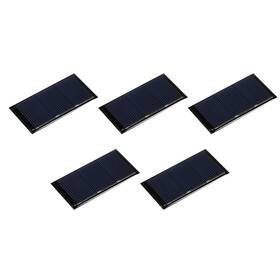 Uxcell 679134473648 5pcs Mini Solar Panel Cell 1.5v 160ma 0.24w 60mm X 30mm For Diy Project