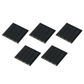 Uxcell 688391501971 5pcs Mini Solar Panel Cell 2v 110ma 0.22w 44mm X