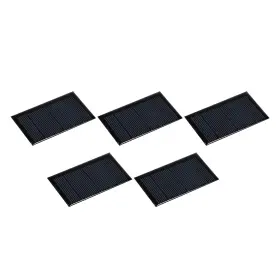 0.27w Uxcell 746453565573 Pack Of 5 Mini Solar Panel Cell 3v 90ma 62mm X 36mm For Diy Project