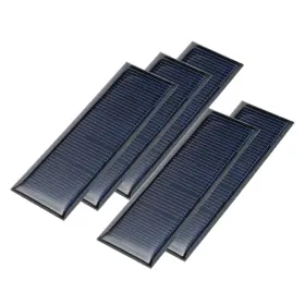 Uxcell 783243176632 5pcs 5.5v 60ma Poly Mini Solar Cell Panel Module Diy 90mm X 30mm
