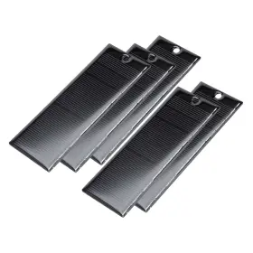 Uxcell 783243176694 5pcs 4.5v 130ma Poly Mini Solar Cell Panel Module Diy 44mm X 121mm