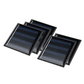 Uxcell 783243176748 5 Pcs 2v 50ma Poly Mini Solar Cell Panel Module Diy 49.8mm X