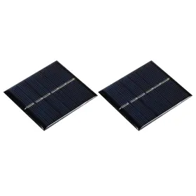 0.45w Uxcell 783243177776 2pack Mini Solar Panel Cell 3v 150ma 60mm X 55mm For Diy Project