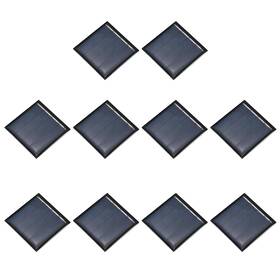 Uxcell 783243263158 10pcs 2v 0.08w 0.04a Mini Solar Panels Small Photovoltaic Cells Charge Diy
