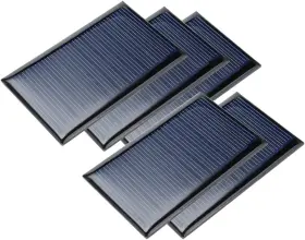 A17052600ux1639 Uxcell 5pcs 6v 60ma Poly Mini Solar Cell Panel Module Diy For Light Toys Charge