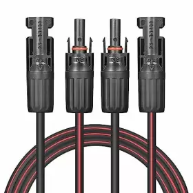 Valemo 715727870903 Solar Cable 20 Feet 2x10 Awg Twin Wire Extension Copper Strand W