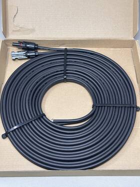 Valemo Vsct-6-9m-s Twin Solar Cable Connectors On Single End 30ft 9m 2 X 10 Awg