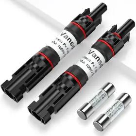 Fuse-02 Vansdon 10a Solar Fuse 2pcs Holder Inline For Panel And Sola