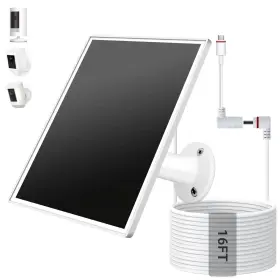 Ververay 786402814604 Solar Panel For Ring Camera Outdoor Wireless Fast Charging 6w Charger