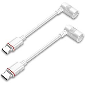 Ververay 786402815182 2pcs Barrel Plug To Usb-c Adapter For Ring Usb C Outdoor Cameras Adapte