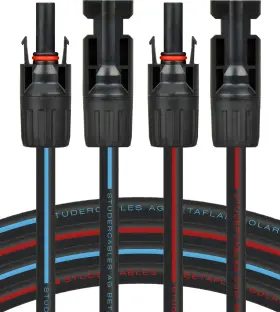 Vesvito 720828098370 2 X 30 Feet 10 Awg Solar Cable Extension 10/20/30 10/12 A