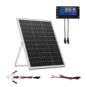Vevor 197988352556 Solar Battery Trickle Charger Maintainer 25w 12v With Mppt Controller