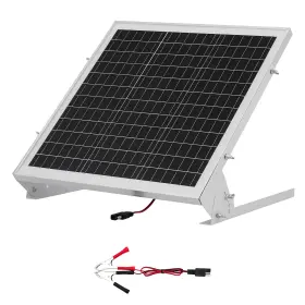 Vevor 197988353645 Solar Battery Trickle Charger Kit 20w 12v With Built-in Mppt Controller