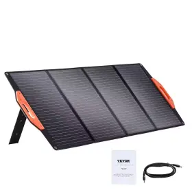 Ip67 Vevor 744759394316 120-watt Portable Monocrystalline Solar Panel Etfe Charger With Type