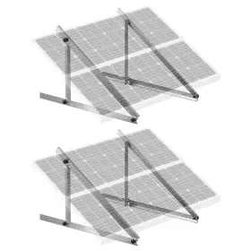 Kdjsjj45yc00h0ybo Vevor 45-inch Solar Panel Mount Brackets - 90 Adjustable Tilt 2-set
