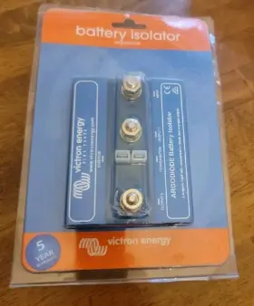 120-2ac Victron Energy Argodiode 2 Batteries 120a Isolator M8 Studs Connection