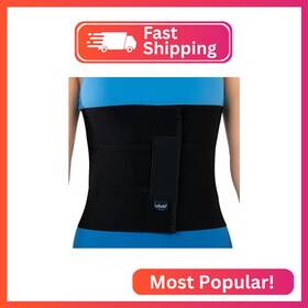 Vive Sup3013blkl3p Abdominal Binder Post Surgery 3 Panel - Postpartum Belly Band C-section