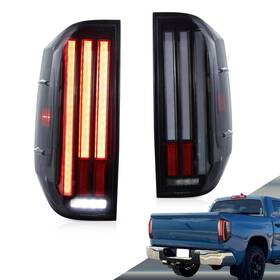 Vland Yab-tdr-0551 Tail Lights Compatible With 2nd Gen Tundra Trucks 2014-2021 Rear Lamp
