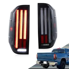 Yab-tdr-0551 Vland Tail Lights Compatible With 2nd Gen Tundra Trucks 2014-2021 Rear Lamp