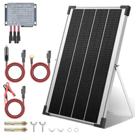 Hsm1159.v0 Volt Hero 30w Solar Panel Kit Trickle Charger And Maintainer For Rv Boat Atv Car