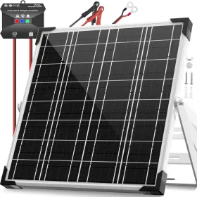 Voltset 705353380907 Solar Panel Kit 20w 12v Battery Trickle Charger Maintainer Waterproof So