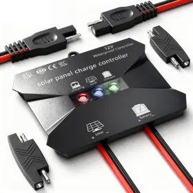 Ip68 Voltset 717206466485 Mppt Solar Charge Controller Waterproof Display Gel Agm Lead-acid