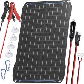 Voltset 744110093216 30w 12v Solar Panel Kit Portable Battery Charger Maintainer Waterp